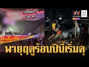 ด่วน พายุฤดูร้อนซัดถล่มหลายพื้นที่ | ข่าวอรุณอมรินทร์ 26/02/69