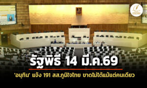 อนุทิน-แจง-ขั้นตอนตั้ง-รบใหม่-แจ้ง-191-สสภูมิใจไทย-รัฐพิธี-14-มีค.ขาดไม่ได้แม้แต่คนเดียว
