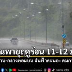 เตือนพายุฤดูร้อน-ช่วง 11-12-มีค.-เหนือ-อีสาน-กลางตอนบน-ฝนฟ้