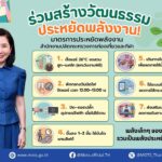 สำนักงานปลัดกระทรวงการท่องเที่ยวและกีฬา-ตอบรับมาตรการลดการใช