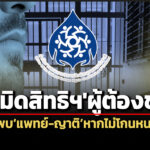 กสมชี้เจ้าหน้าที่เรือนจำละเมิดสิทธิฯผู้ต้องขัง-สั่งห้ามพบแพทย์-ญาติหากไม่โกนหนวดเครา