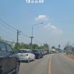 สถานการณ์-ประชาชนแห่ทะลัก-เติมน้ำมันปั้ม-ปตท-อ.กุดจับ-แห่งห