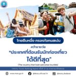 -ไทยสุดปัง-คว้ารางวัลระดับโลก-ยืนหนึ่งจุดหมายปลายทางที่น