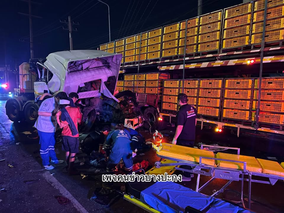 หลับใน-หนุ่มอายุ-33-ปี-ขับรถพ่วง-22-ล้อ-มากับแฟนสาวกำลังจะเ-|-2026-04-06-00:14:00