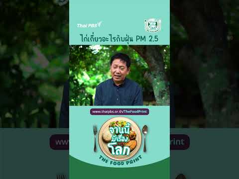 ไก่เกี่ยวอะไรกับฝุ่น พีเอ็ม 2.5 จานนี้มีเรื่องโลก ThaiPBS