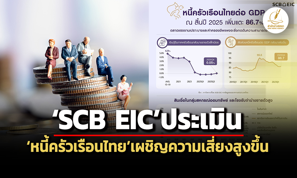 scb-eicมองหนี้ครัวเรือนไทยเผชิญความเสี่ยงสูง-จากตลาดแรงงานเปราะบาง-ค่าครองชีพเร่งตัว