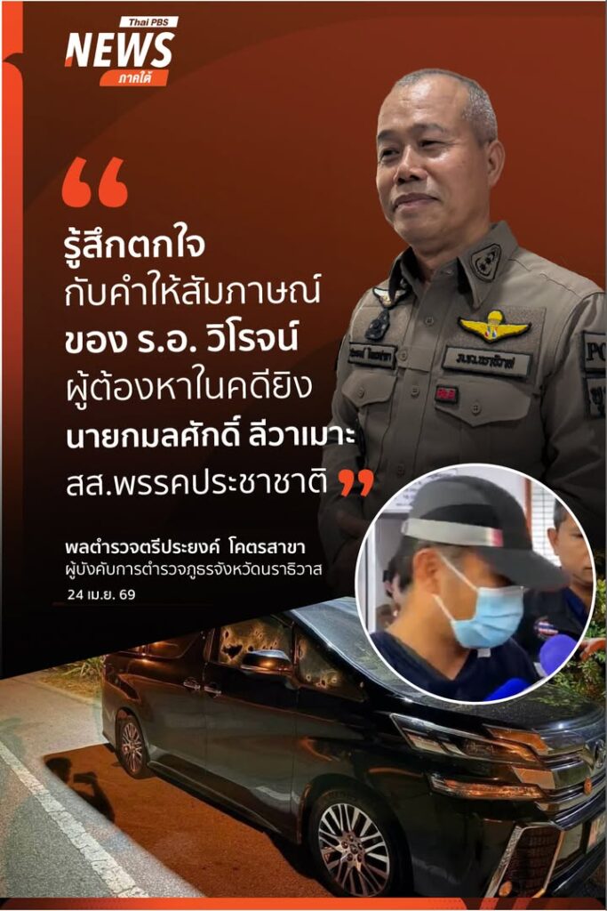 พลตำรวจตรีประยงค์-โคตรสาขา-ผู้บังคับการตำรวจภูธรจังหวัดนราธิ