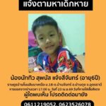 -แจ้งตามคนหาย-ประกาศเด็กหายนะคะน้องนัททิว-เด็กชาย​สุพนัส​-แ