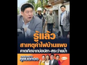 รู้แล้วสาเหตุค่าไฟบ้านแพง คาดเกิดจากบ่อปลา-สระว่ายน้ำ อัพเดทข่าว