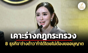 ครม.เคาะร่างกฎกระทรวงฯกำหนด-8-ธุรกิจ-คนต่างด้าวประกอบกิจการได้โดยไม่ต้องขออนุญาต