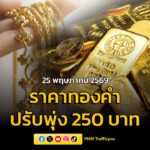 ราคาทองวันนี้-25-พค.-69-พุ่งขึ้น-250-บาท-ส่งผลทองรูปพรรณขาย-|-2026-05-25-02:27:00