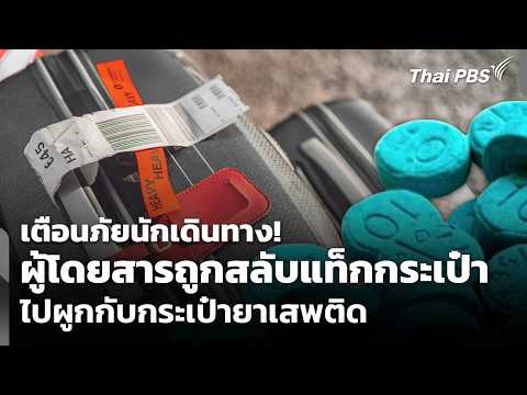 เตือนภัย ผู้โดยสารถูกสลับแท็กกระเป๋าไปผูกกับกระเป๋ายาเสพติด 26 พ.ค. 69