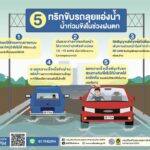 ปภ.-แนะขับรถลุยแอ่งน้ำ-–-ถนนลื่น-ลดเสี่ยงอุบัติเหตุหน้าฝน
