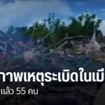 เกิดเหตุsะเบิดรุนแรงขึ้นที่-หมู่บ้านกองตัต-(kaungtup)-เมืองน