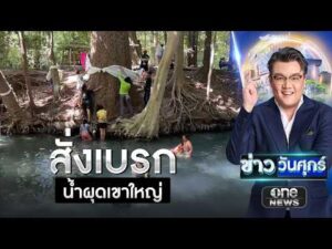 สั่งเบรกโครงการพัฒนา “น้ำผุดธรรมชาติเขาใหญ่” | ข่าววันศุกร์ | สำนักข่าววันนิวส์