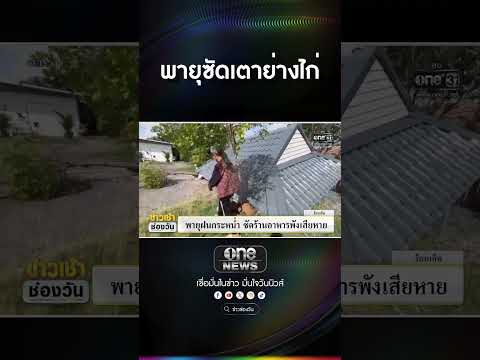 พายุซัดเเสียชีวิต่างไก่ | สำนักข่าววันนิวส์