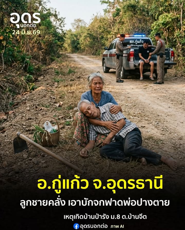 -อกู่แก้ว-จ.อุดรธานี-ลูกชายคลั่งใช้จอบทำร้ายพ่อบาดเจ็บสาหั