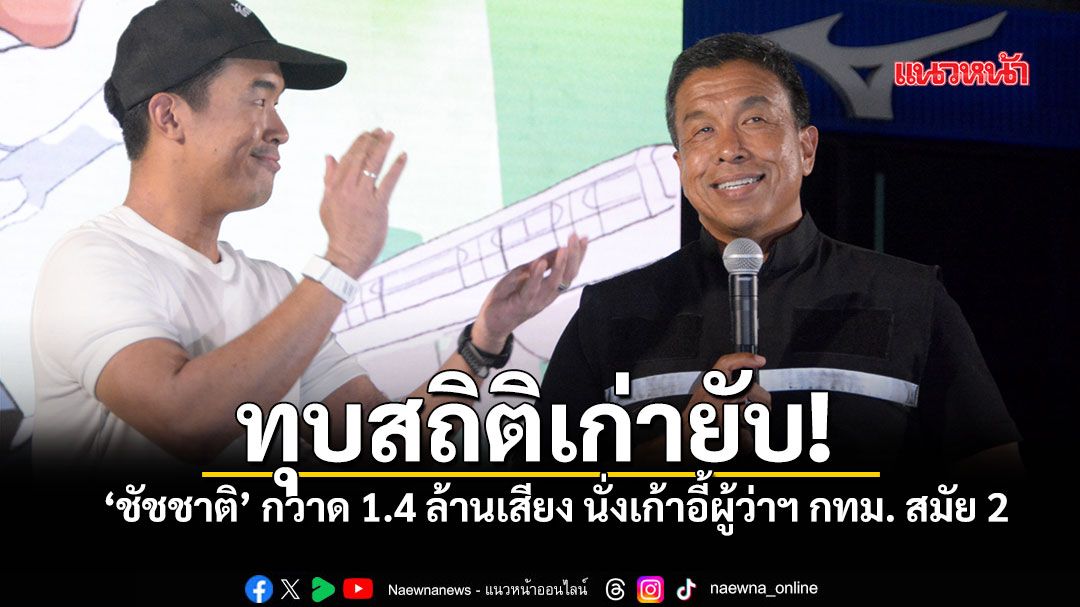 ผลเลือกตั้งผู้ว่าฯ-กรุงเทพมหานคร-69-“ชัชชาติ”-นำลิ่ว-95%-ทุบสถิติเดิม