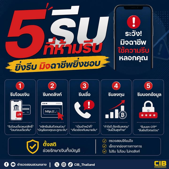 -5-“รีบ”-ที่ห้ามรีบ-เพราะยิ่งรีบ-มิจฉาชีพยิ่งชอบ.-ทุกวันนี