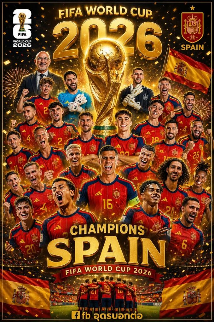 ️-ขอแสดงความยินดีกับทีมชาติ-spain-สเปน-ผงาดแชมป์โลก