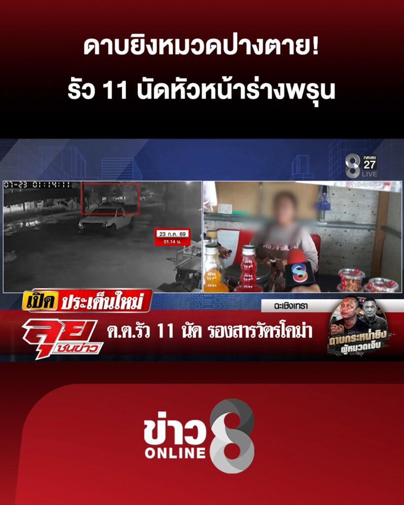 ดาบตำรวจปืนดุรัวยิvรองสารวัตร-11-นัดร่างพรุนปางเสียชีวิต-|-ลุยชนข่าว-|-23-ก.ค