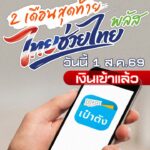 ไทยช่วยไทยพลัส-เงินเข้าแล้ว-ตรงกับวันเสาร์พอดี-วันนี้ใครมีแ