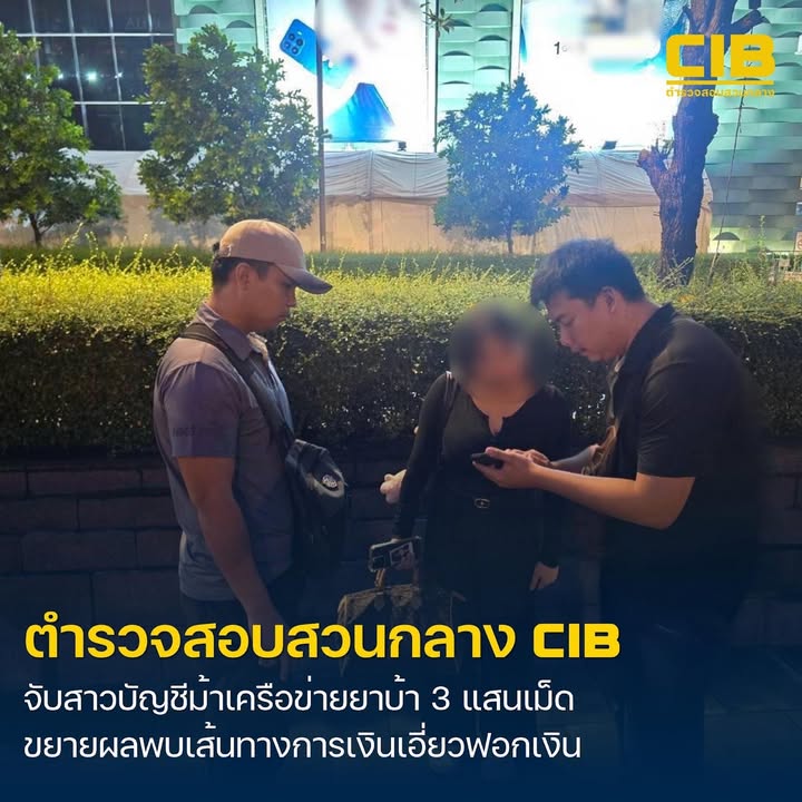 จับบัญชีม้าแก๊งค้ายาบ้า-3-แสนเม็ด-ขยายผลพบเชื่อมโยงเครือข่าย