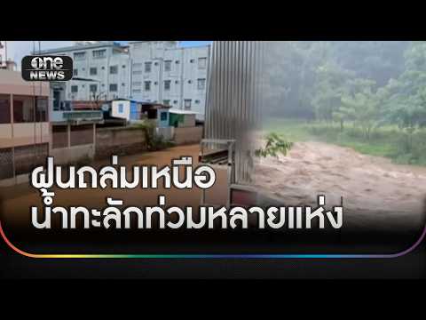 แม่สายอ่วม ฝนถล่ม-น้ำท่วมมิดล้อรถ | ข่าวเย็นช่องวัน | สำนักข่าววันนิวส์