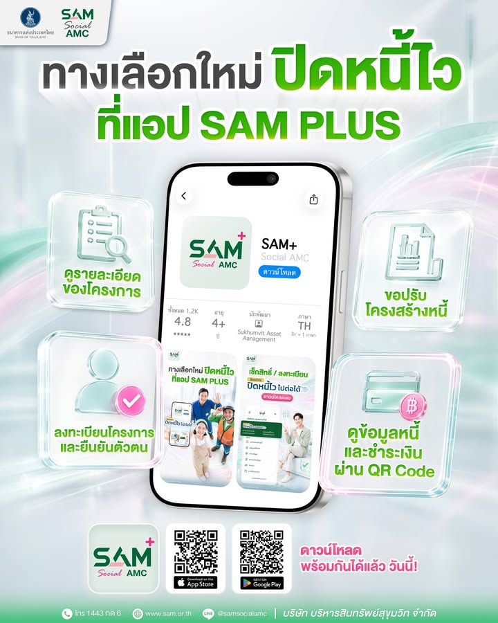 -ทางเลือกใหม่-ปิดหนี้ไว-ที่แอป-sam-+-เปิดตัวแอปพลิเคชัน-s