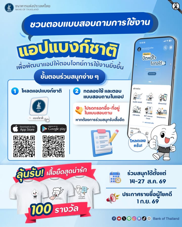-ขอชวนตอบแบบสอบถามการใช้งาน-เพื่อพัฒนาแอปแบงก์ชาติให้ดียิ่ง