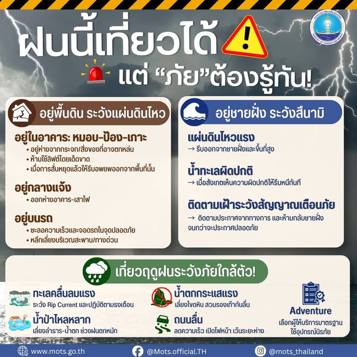 ️-ฝนนี้เที่ยวได้-แล้วถ้าต้องเจอ-ภัย-จะรับมือทันไหม?-ฝน