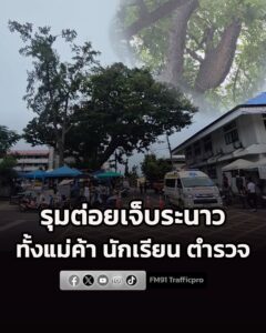 รุมต่อยทั้งแม่ค้า-นักเรียน-ตำรวจเข้าไปช่วยก็โดน-บาดเจ็บกันระ-|-2026-08-20-22:forty-five:00