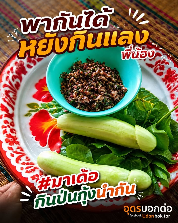 พากันได้หยังกินแลงพี่น้อง-มาเด้อ-กินป่นกุ้งนำกัน-(feed-gen