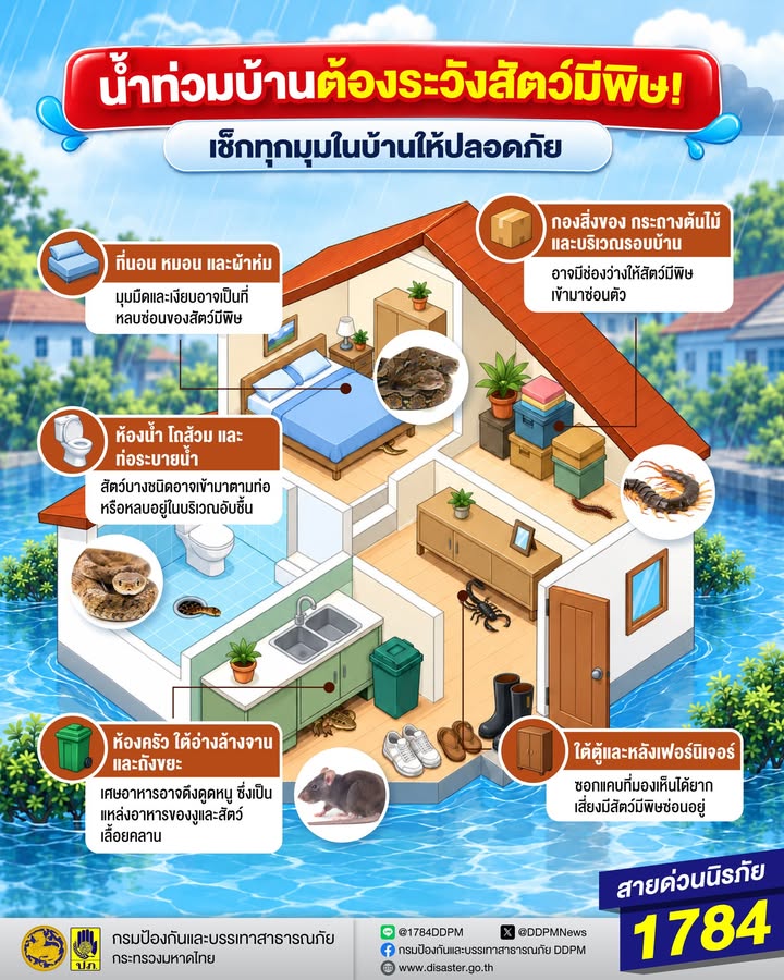 -ไม่ว่าจะอยู่อาศัยในบ้านท่ามกลางสภาพน้ำท่วมรอบบ้าน-หรืออพยพ