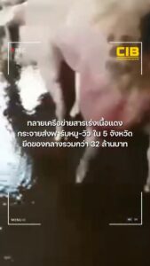 ทลายเครือข่ายสารเร่งเนื้อแดง-กระจายส่งฟาร์มหมู-วัว-ใน-5-จังห