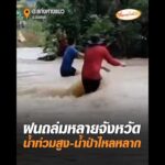 ฝนถล่มหลายจังหวัด น้ำท่วมสูง-น้ำป่าไหลหลาก อัพเดทข่าว