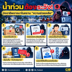 -น้ำท่วมต้องระวัง-มิจฉาชีพอาจมาในคราบ-ความช่วยเหลือ.-ใน