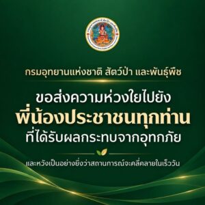 -กรมอุทยานแห่งชาติ-สัตว์ป่า-และพันธุ์พืช-ขอส่งความห่วงใยไป
