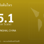 แผ่นดินไหวขนาด 5.1 ริกเตอร์ ที่ NORTHERN QINGHAI, CHINA