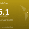 แผ่นดินไหวขนาด 5.1 ริกเตอร์ ที่ CENTRAL MID-ATLANTIC RIDGE