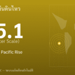 แผ่นดินไหวขนาด 5.1 ริกเตอร์ ที่ southern East Pacific Rise