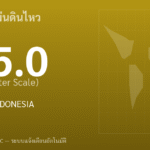แผ่นดินไหวขนาด 5.0 ริกเตอร์ ที่ SULAWESI, INDONESIA