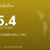 แผ่นดินไหวขนาด 5.4 ริกเตอร์ ที่ EASTERN NEW GUINEA REG., P.N.G.