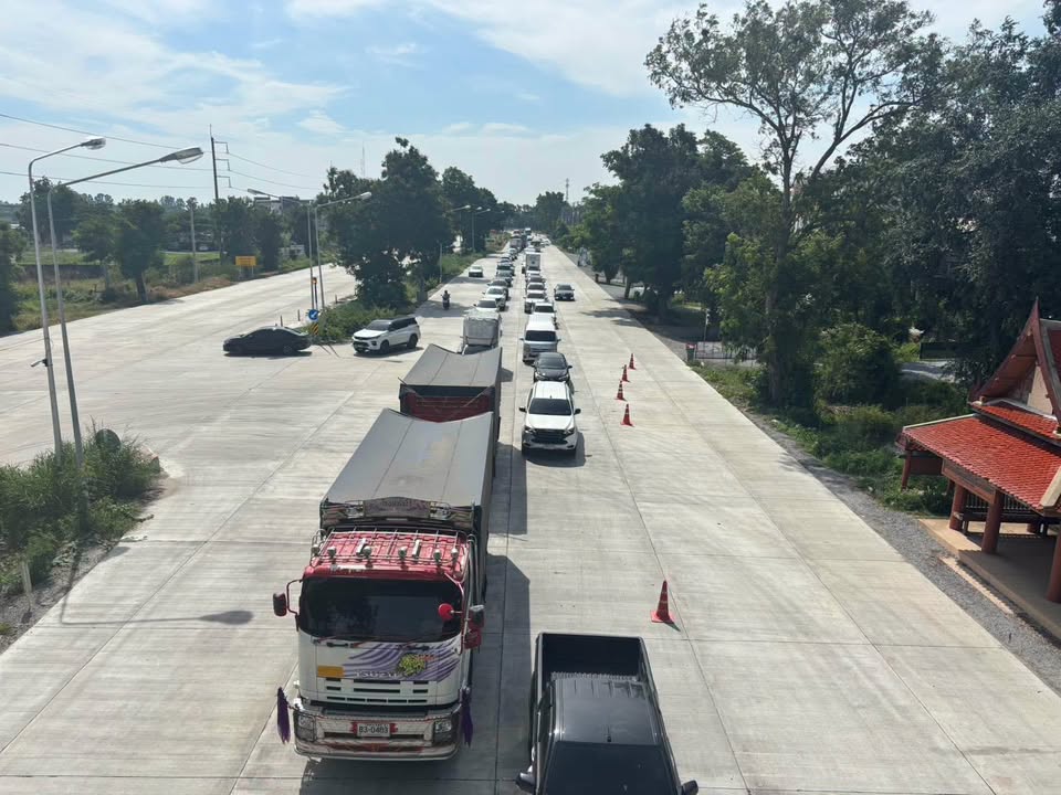 ทล340-รถติดสะสม-15-กม.-ขาออกสุพรรณบุรีรถหนาแน่น-ซ่อมผิวจรา-|-2026-10-13-05:09:00