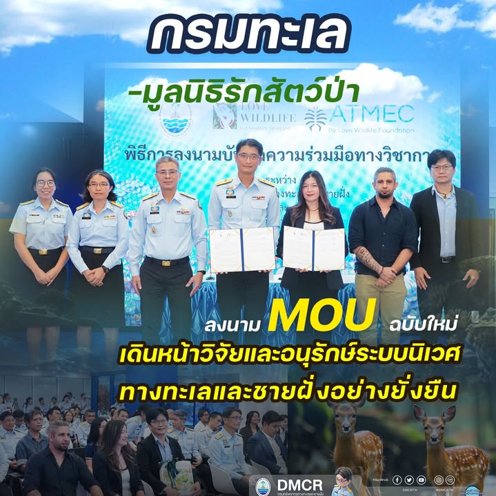 -“กรมทะเล–มูลนิธิรักสัตว์ป่า”-ลงนาม-mou-ฉบับใหม่-เดินหน้าวิ