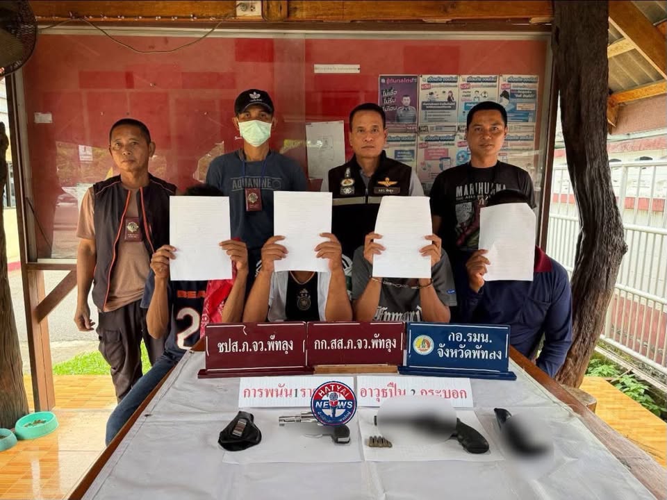 พัทลุง-ตำรวจพัทลุงจับวงพนันไพ่เก้าเก-รวบ-4-ราย-ยึดปืu-2-กร-|-2026-10-27-15:09:00