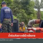 น้ำท่วมขังเกาะหลีเป๊ะ-คลี่คลายตัวข่าวใต้แลได้ที่เรา-#thaipb