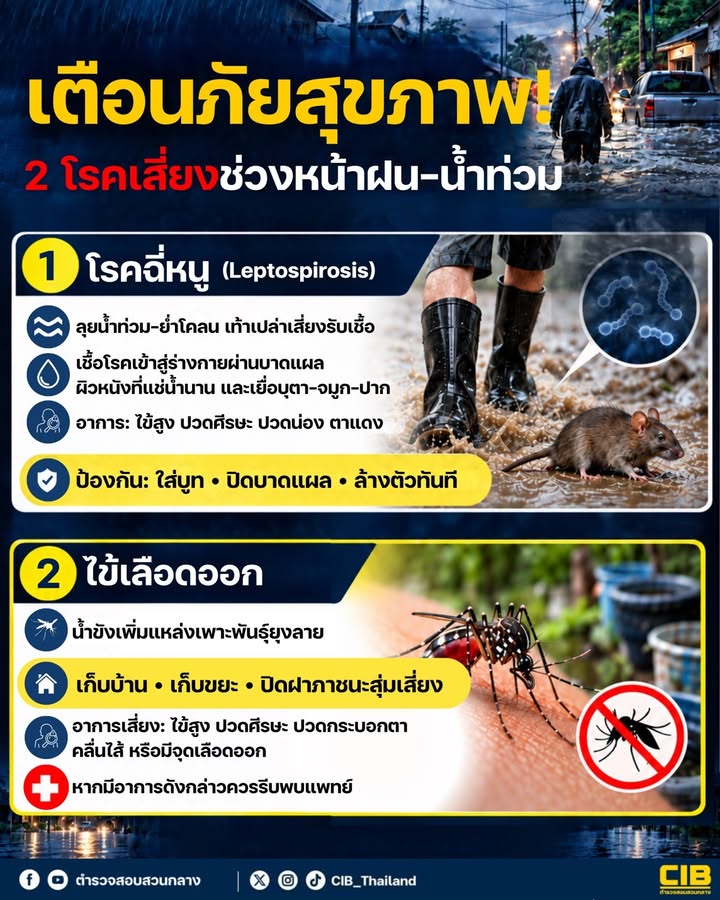 ️เตือนภัยสุขภาพ-2-โรคเสี่ยงช่วงหน้าฝน-น้ำท่วม.-ช่วงหน้า