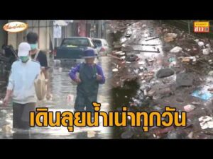 เร่งระบายน้ำ เคหะร่มเกล้า ท่วมขังครบสัปดาห์ ประชาชนเดินลุยน้ำเน่า ฝ่าอุจจาระทุกวัน – ลาดกระบังยังหนัก อัพเดทข่าว