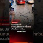 คลิปปลาว่ายน้ำบนถนนช่วงน้ำท่วม แท้จริงเป็นภาพ AI Slop : Truth-Take a look at ให้ชัวร์ กับ Thai PBS Compare